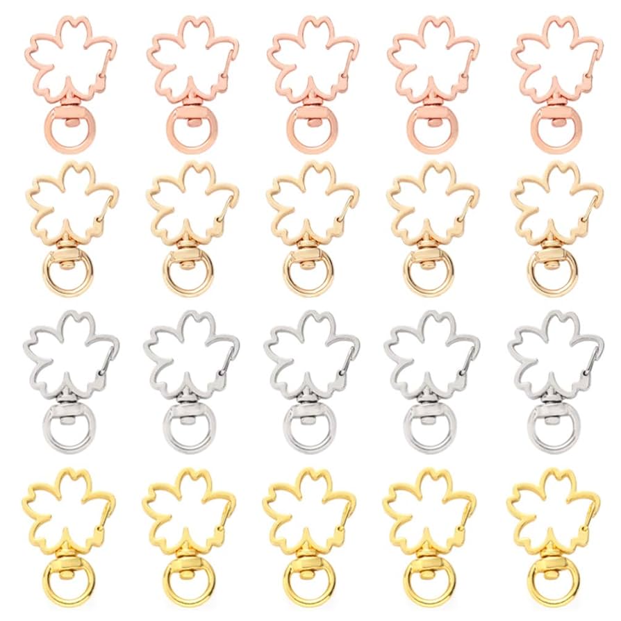 Amazon.com: ABOOFAN 20Pcs Metal Key Clasp Swivel Lobster